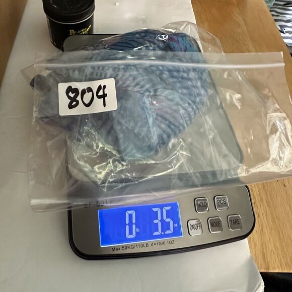 Blue Abstract Mesh Disco Top Size XS Crop Button Front Long Ruffle Flare Sleeve - Picture 10 of 10